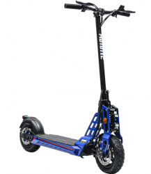 Jual Skuter Listrik MotoTec Free Ride 48v 600w Lithium Electric Scooter Biru Murah