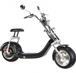 Jual Skuter Listrik MotoTec Knockout 60v 2500w Lithium Electric Scooter Hitam Murah