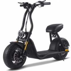 Jual Skuter Listrik MotoTec Diablo 48v 1000w Lithium Electric Scooter Hitam Murah